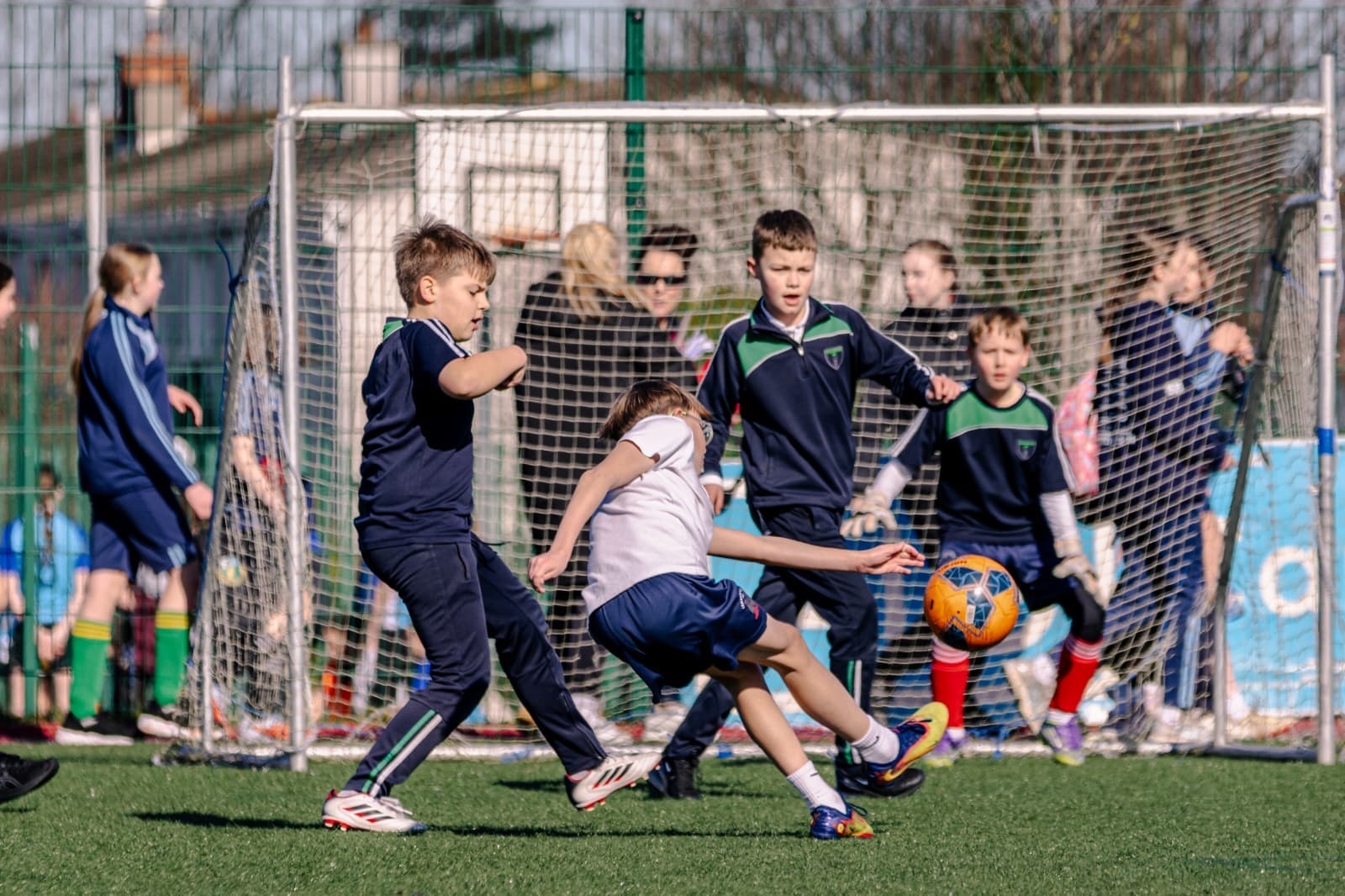 Young players training at Irish Football Academy